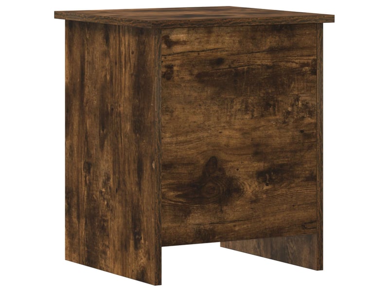  Coffre de rangement avec stockage chêne fumé 40x40x50 cm  - Conforama A