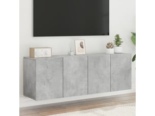 Meuble tv coloris gris 60 cm <strong></strong>  <strong></strong>