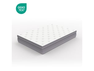 Matelas 140x200 cm <strong>OOIILLEE</strong> <strong>Luxe haut de gamme</strong> Ressorts ensachés + mousse soutien Medium épaisseur 25 cm