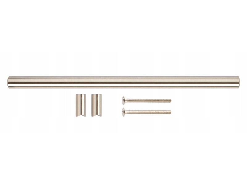  Poignées pour meubles railing en acier inoxydable 192 mm  - Conforama D
