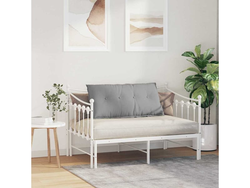 Coussin de dos, coussin de dossier gris nuage 100 x 19 x 50 cm tissu cf54734 - Conforama D