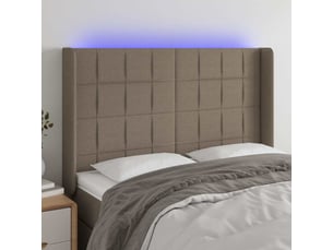 Tete de lit A poser largeur 147 cm taupe