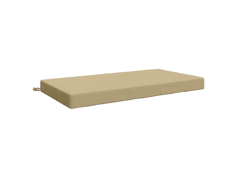  Coussin d'assise, coussin pour chaisecanapé soest 100 % polyester beige 120 x 80 x 10 cm cf51383  - Conforama A