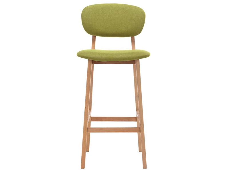  Lot de 2 tabouret de bar, chaise de bar vert tissu shl80439  - Conforama C
