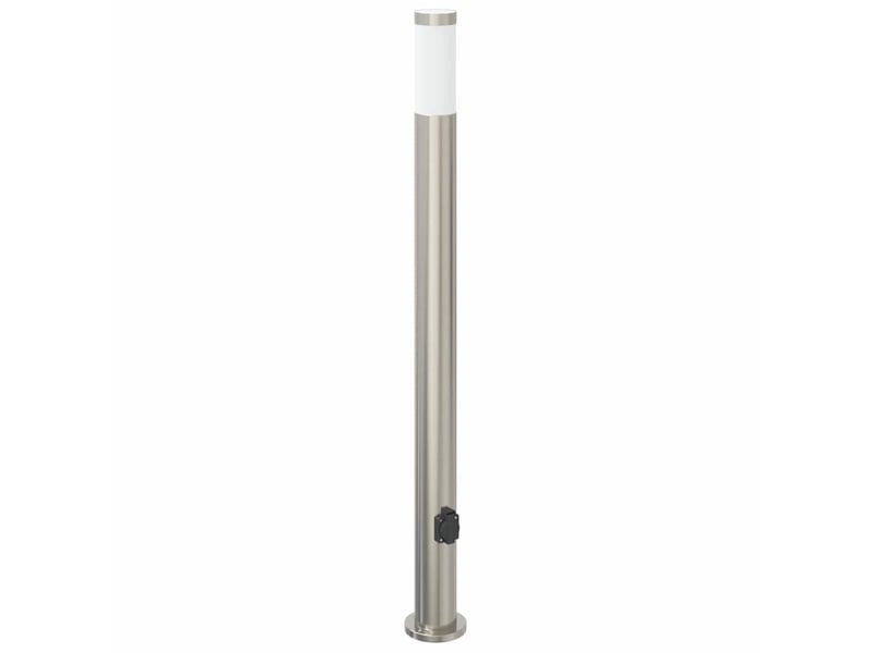  Borne lumineuse avec sortie lot de 3 110 cm acier inoxydable ip44 shl96425  - Conforama D