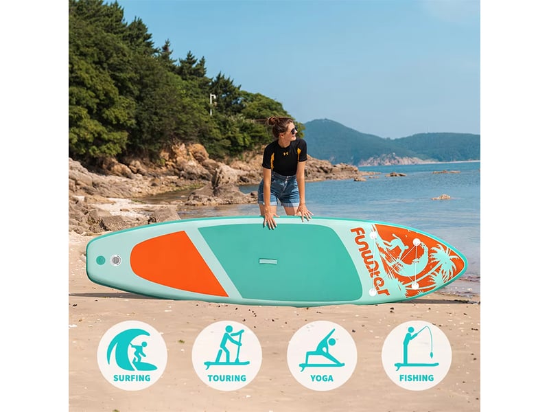  Planche de SUP Funwater SUPFW28C - 350x86x15cm 180kg  - Conforama W