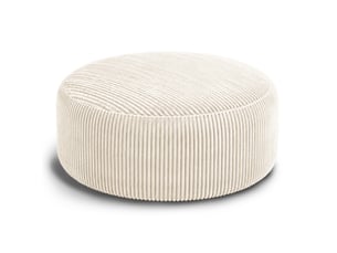 Fauteuil fixe <strong>MODENVIE</strong> <strong></strong> Velours côtelé blanc vendu A l'unité