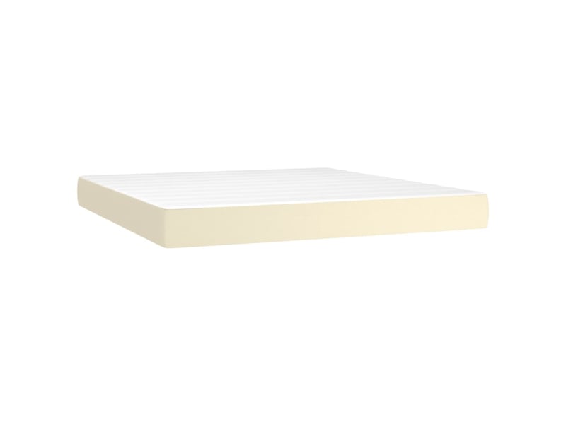  Matelas à ressorts, matelas de confort ensachés moyen 160x200 cm 20 cm crème  - Conforama A