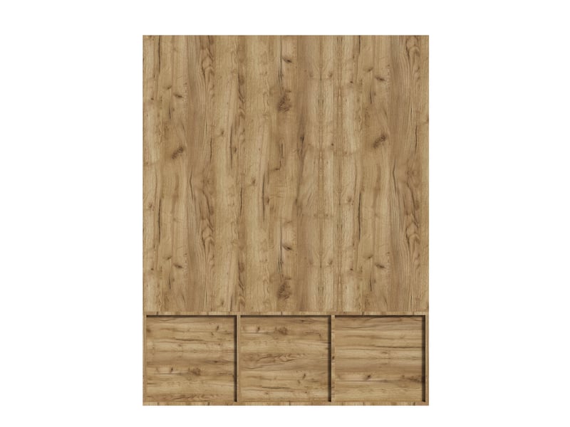  Penderie mobile - ensemble de rangement pour entrée, armoire murale avec tiroir, 120 x 35 x 159 cm, naturel  - Conforama A