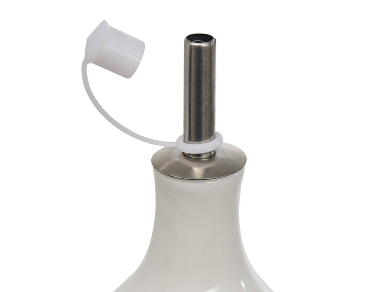 Bouteille condiment grès blanc 0,5l CERA - Conforama C