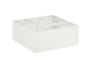 Jardinière - cache-pot de jardin blanc 100 x 100 x 20 cm