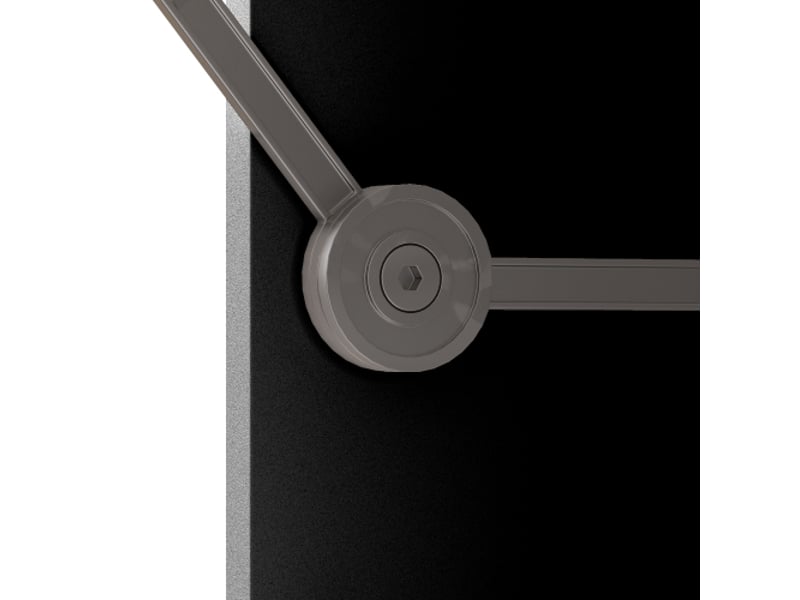  Buffet moderne noir led avec colonne cuisine usb et prises, armoire perforée, tiroir et étagères en verre  - Conforama E