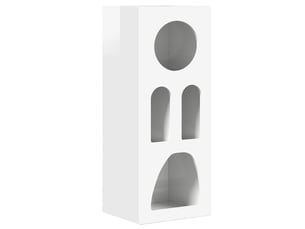 Buffet - bahut - meuble de rangement elst blanc brillant 40 x 35 x 100.5 cm bois d'ingénierie