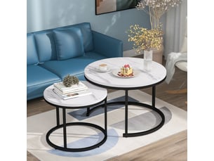 Table basse ovale coloris noir <strong></strong> <strong></strong>