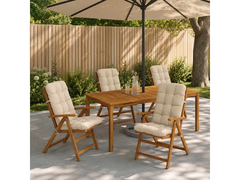 Lot de 4 coussins de chaise à dossier haut vianen cf59344 - Conforama B