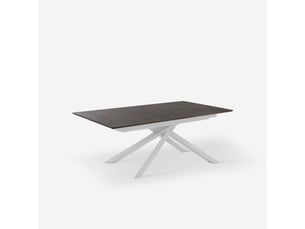 Table extensible en hpl jusqu'à 12 personnes 170270 x 90 ryder - rouiller