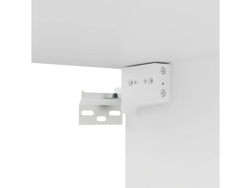  Ensemble de meubles tv - banc tv - meuble de rangement 8 pcs blanc bois d'ingénierie  - Conforama E