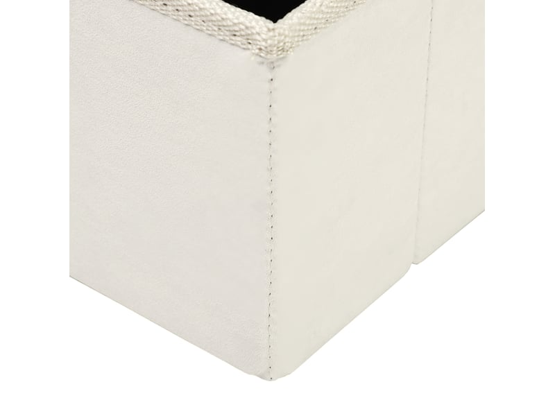  Escalier pliable 3 marches pour  40x54x48 cm – blanc – avec rangement intérieur spacieux en mdf  - Conforama D