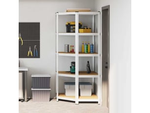 Étagère d'angle, armoire de rangement argenté 90 x 90 x 198 cm bois d'ingénierie cf41366