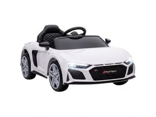 Voiture électrique pour enfants audi r8 12v avec télécommande blanche