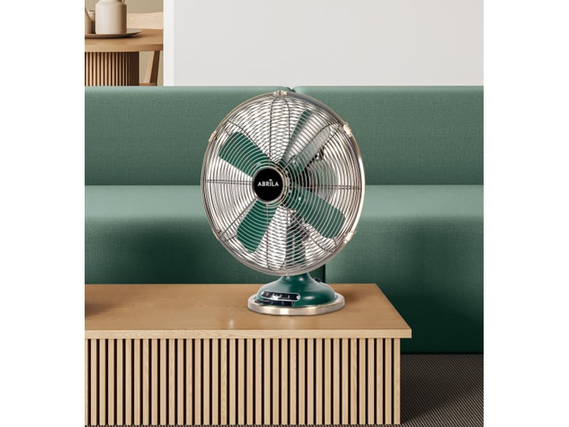  Ventilateur de table fabrilamp capitolio olivecuir 37 w 3 vitesses orientable oscillant 42 × 35 × 27 cm 238771006 - Conforama E
