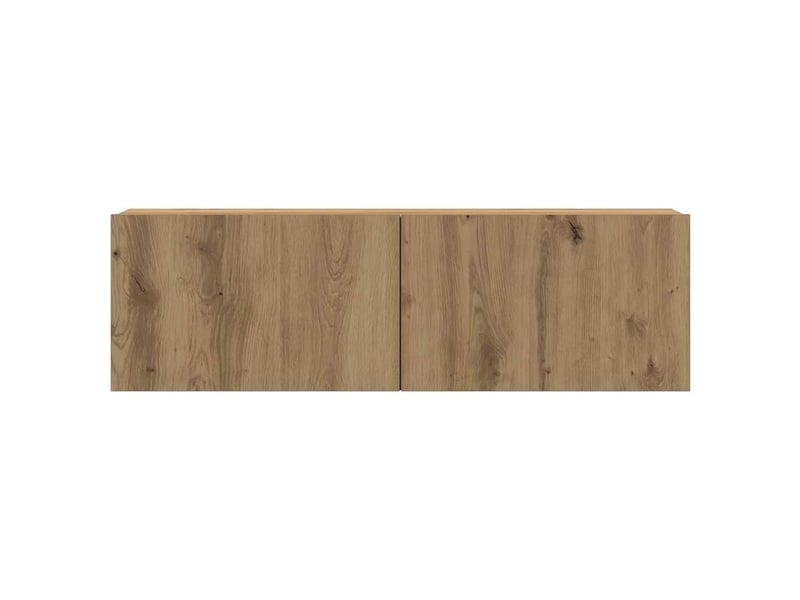  Lot de 6 meuble tv mural, meuble tv suspendu chêne artisanal bois d'ingénierie shl87745  - Conforama E