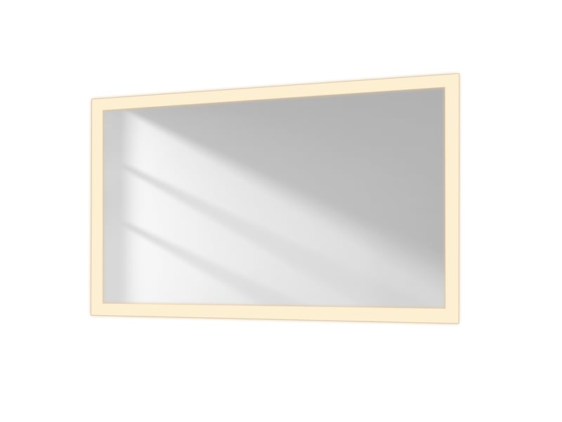 Emke miroir de salle de bain led 60x120 cm, anti-buée, interrupteur mécanique, 2 températures de couleur - Conforama A
