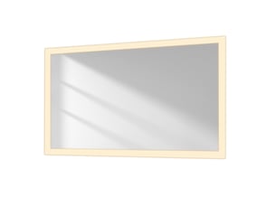 Emke miroir de salle de bain led 60x120 cm, anti-buée, interrupteur mécanique, 2 températures de couleur