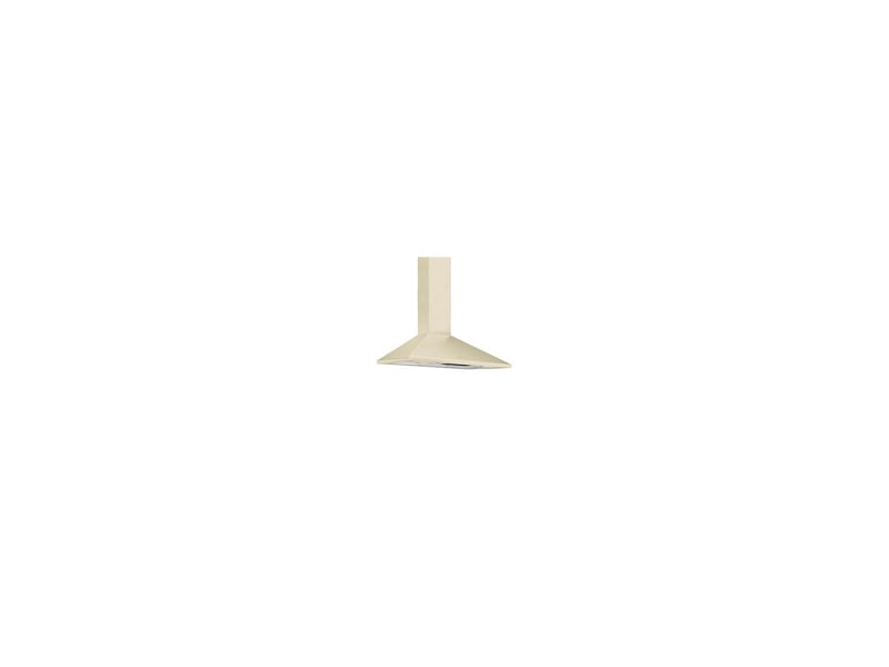  Hotte murale pyramidale 90 cm creme led 3 vitesses 7642407 - Conforama A
