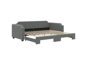 Lit simple 100x200 cm    coloris gris