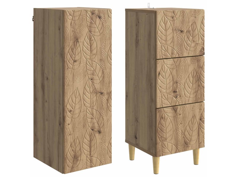  Ensemble de meubles 2 pcs, rangement de salon 33 x 34,5 x 90 cm bois d'ingénierie shl1525  - Conforama D