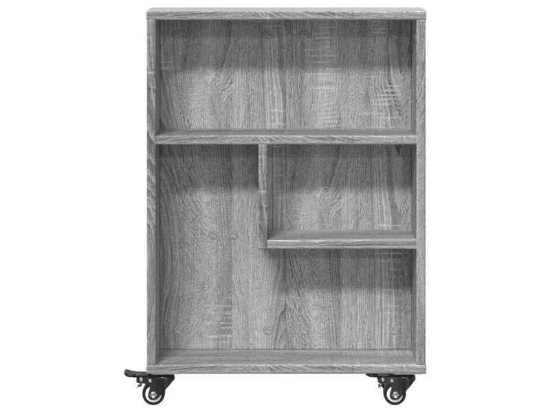 Chariot de rangement étroit sonoma gris bois d'ingénierie  - Conforama D