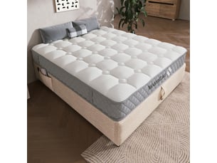 Matelas 160x200 cm Ressorts ensachés + mousse soutien Medium épaisseur 20 cm