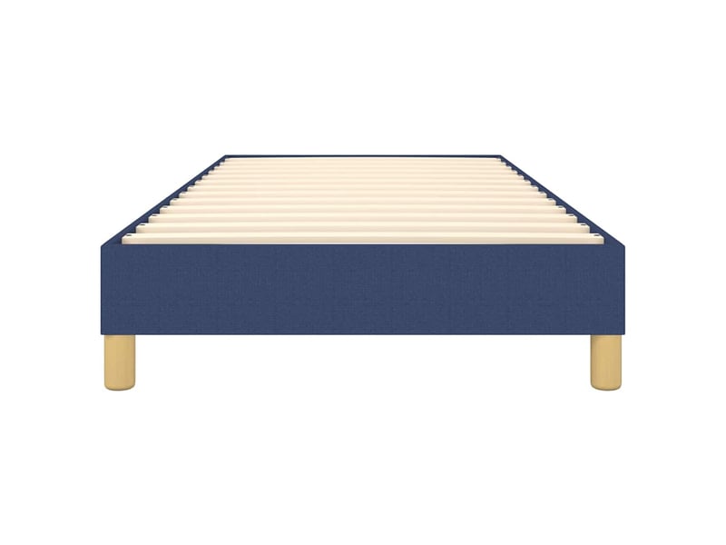  Lit simple- lit adulte -  cadre de lit à lattes bleu 80x200 cm tissu  - Conforama C