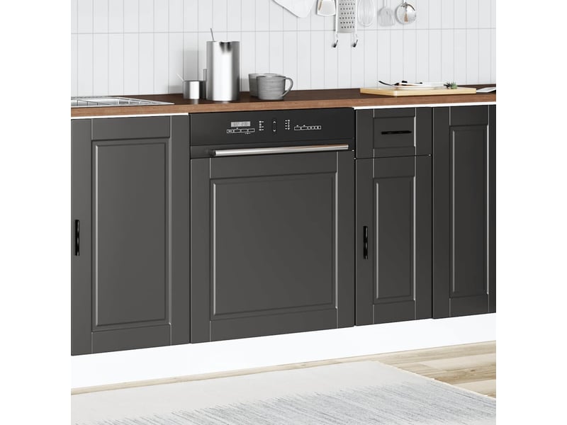  Panneau de lave-vaisselle noir 60x1,5x57cm  - Conforama C