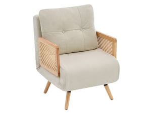 Pouf / repose pied WISHDOR  beige