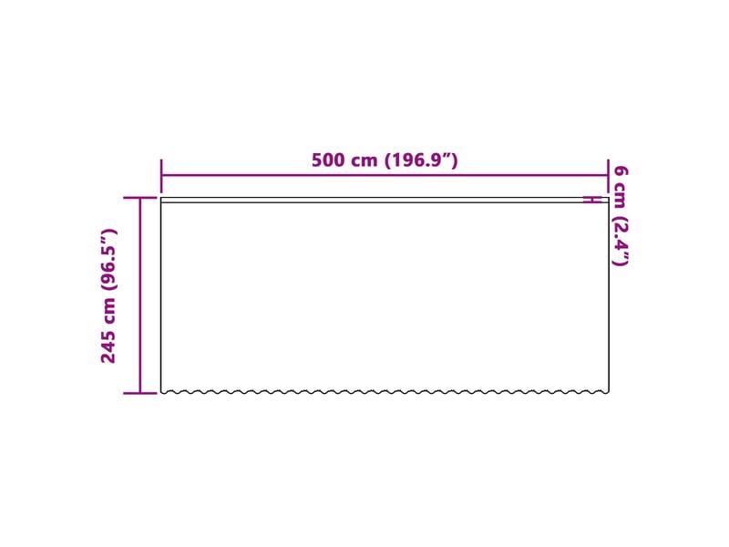  Rideau en dentelle, rideau ajouré, voilage blanc 245 x 500 cm polyester cf43753  - Conforama E