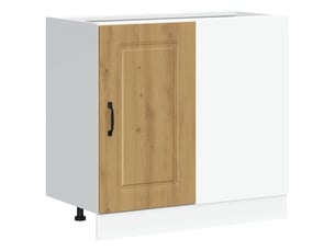 Meuble de rangement, armoire de cuisine kalmar chêne artisanal bois d'ingénierie shl5637