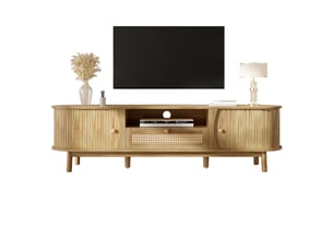 Meuble tv coloris naturel 165 cm <strong></strong>  <strong></strong>