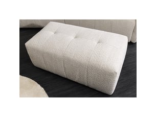 Pouf / repose pied <strong>PRICE FACTORY</strong> <strong></strong> blanc