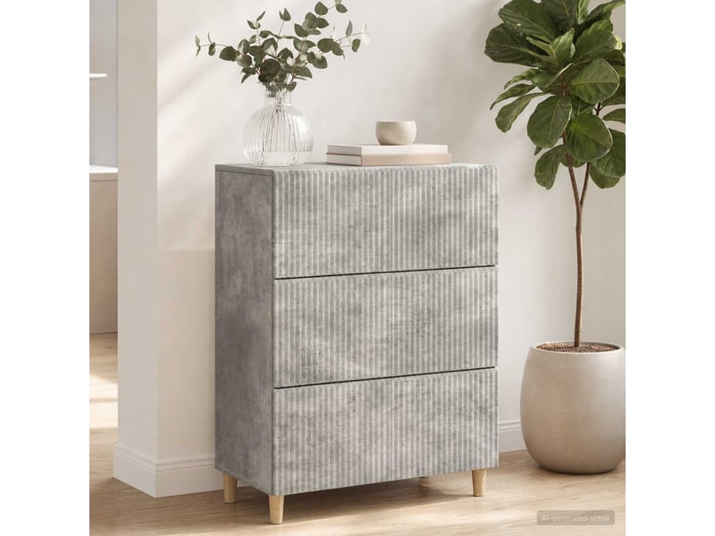  Armoire de rangement bureau, armoire à tiroirs 66 x 34,5 x 90 cm bois d'ingénierie shl2859  - Conforama B