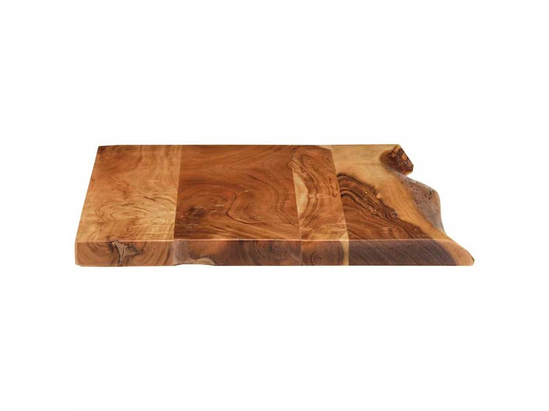  Dessus de meuble-lavabo de salle de bain acacia 80x52x3,8 cm cf64794  - Conforama D