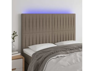 Tete de lit A poser largeur 144 cm   taupe