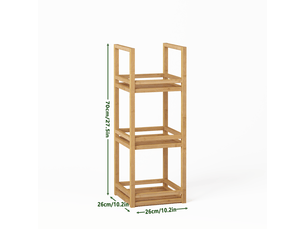 Vitrine coloris naturel 0 étagère(s) <strong></strong> <strong></strong> - 26 cmx70 cm