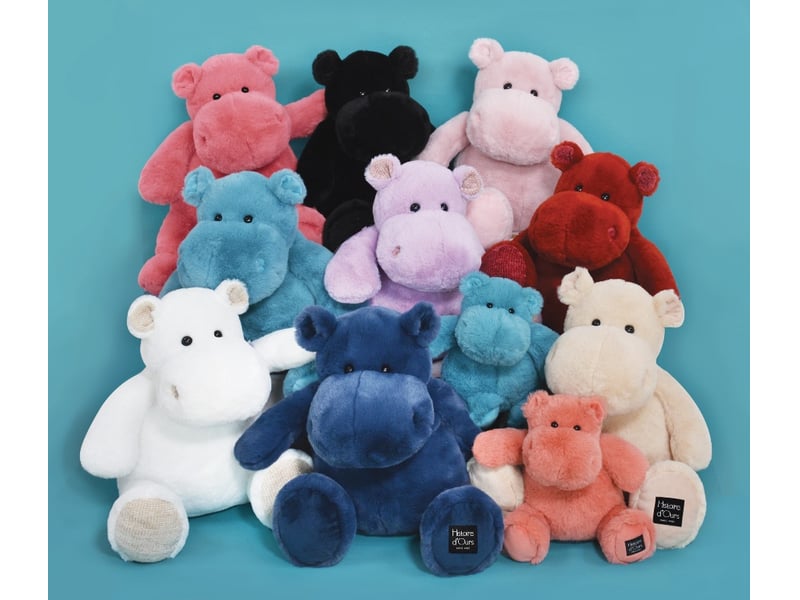  Peluche hippo hip hug terracotta - 40 cm  - Conforama C