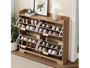 Meuble à chaussures 1 paire(s) <strong>MIVRAY </strong> <strong></strong> coloris naturel