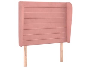 Tete de lit A poser largeur 83 cm   rose