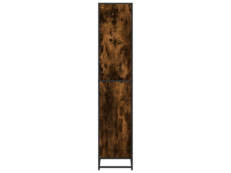  Bibliothèque, étagère de rangement chêne fumé 60x35x170,5 cm bois d'ingénierie  - Conforama E