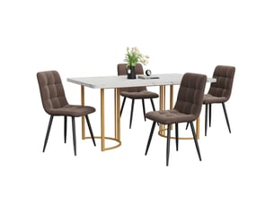 Ensemble table rectangulaire 4 chaise(s) <strong>OKWISH</strong> <strong></strong>