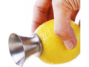 Lot de 1 presse-citron manuel avec bec verseur intégré - extracteur de jus simple et rapide